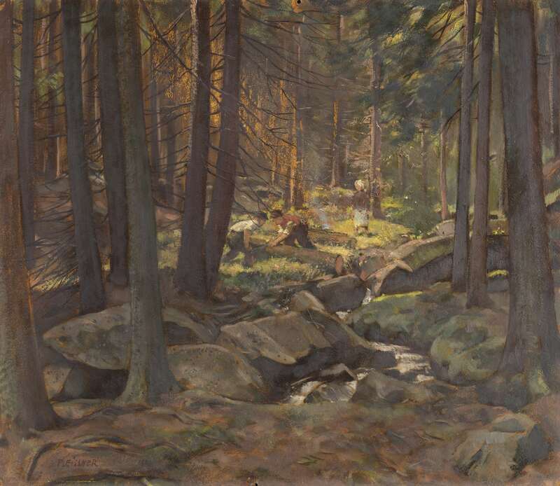 Logger in the Forest