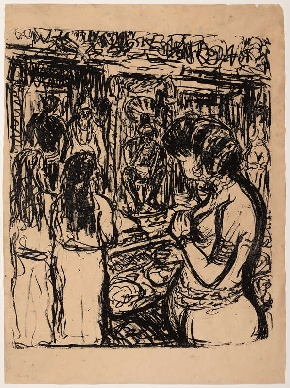 Sakuntala vor dem Thron des Königs