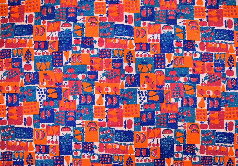 Kinderstoff »Obst«