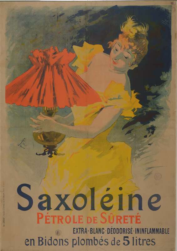 Saxoléine PÈTROLE DE SÛRETÈ ..., Plakat