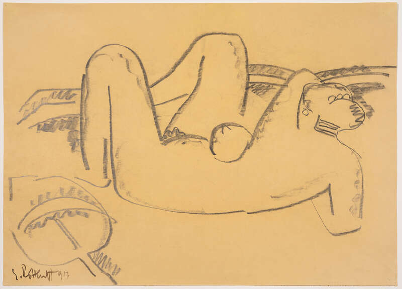 Liegender Rückenakt