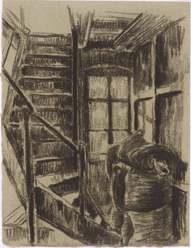 Treppe in der Mühle