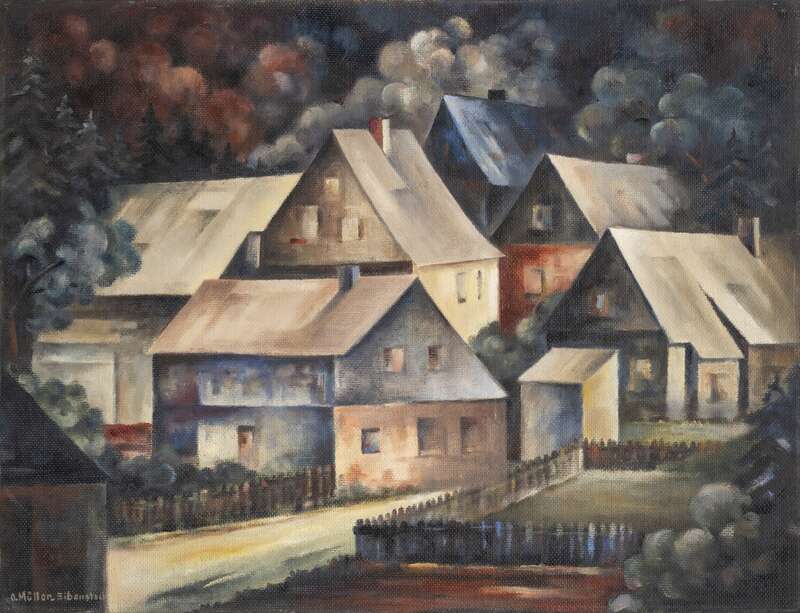 Houses in the Erzgebirge