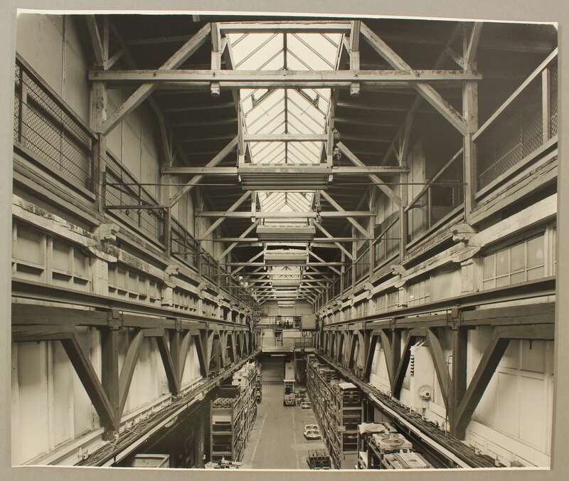 Sächsische Stickmaschinenfabrik, Holzhalle, 1872