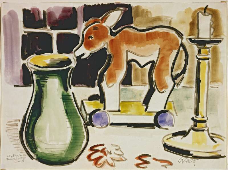 Still Life with Young Calf