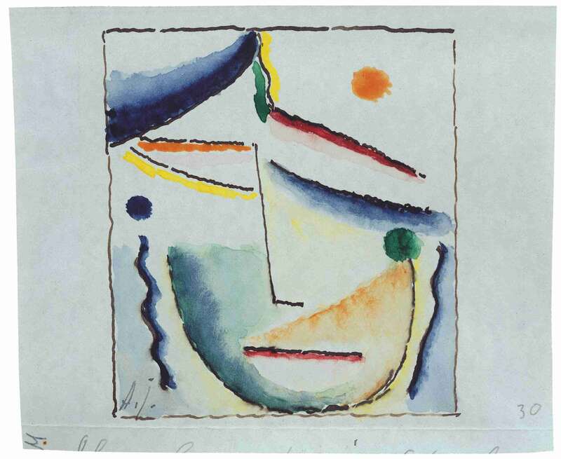 Kleiner abstrakter Kopf