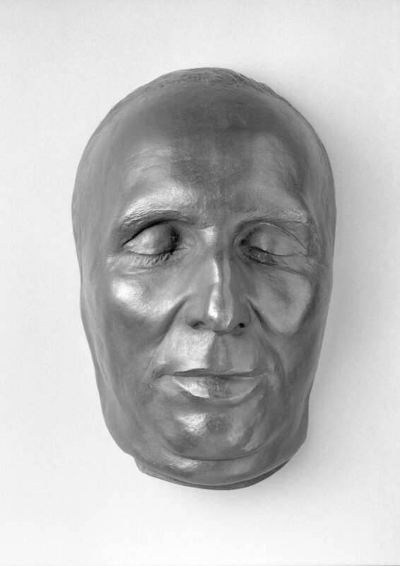 Death mask Gustav Schaffer