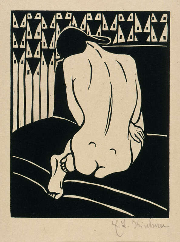 Crouching Nude, seen from the Rear – Model 4 