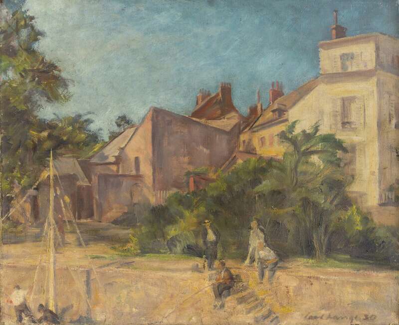 Am Binnenhafen von St. Valerie