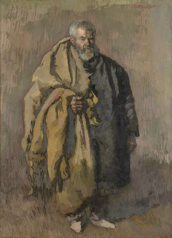 Lumpensammler, stehend