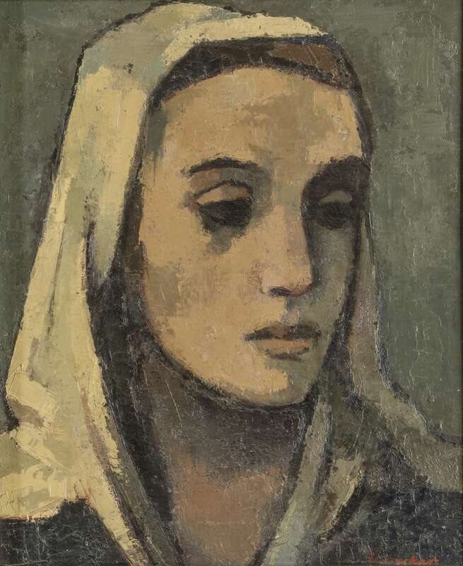 Woman with headscarf