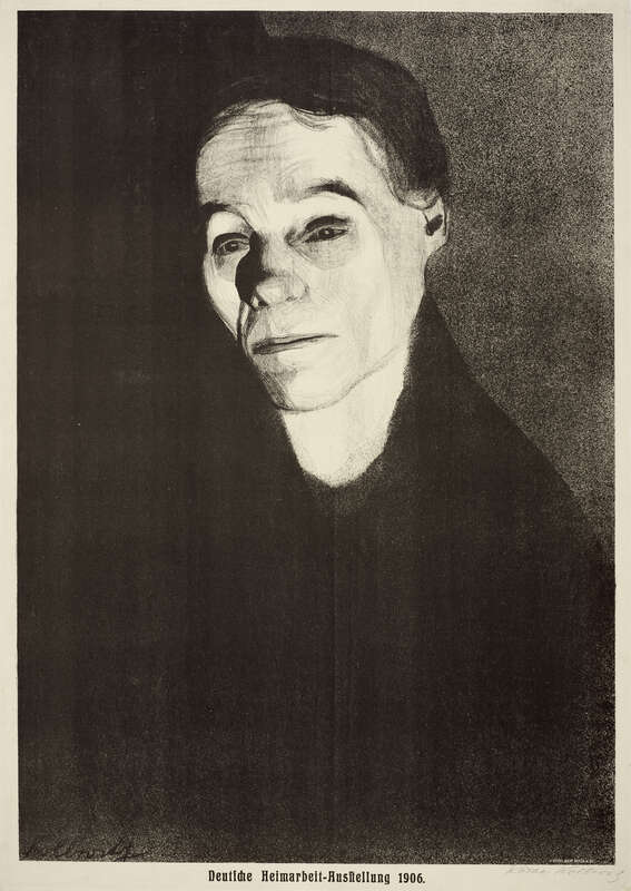 Plakat der Deutschen Heimarbeit-Ausstellung Berlin 1906