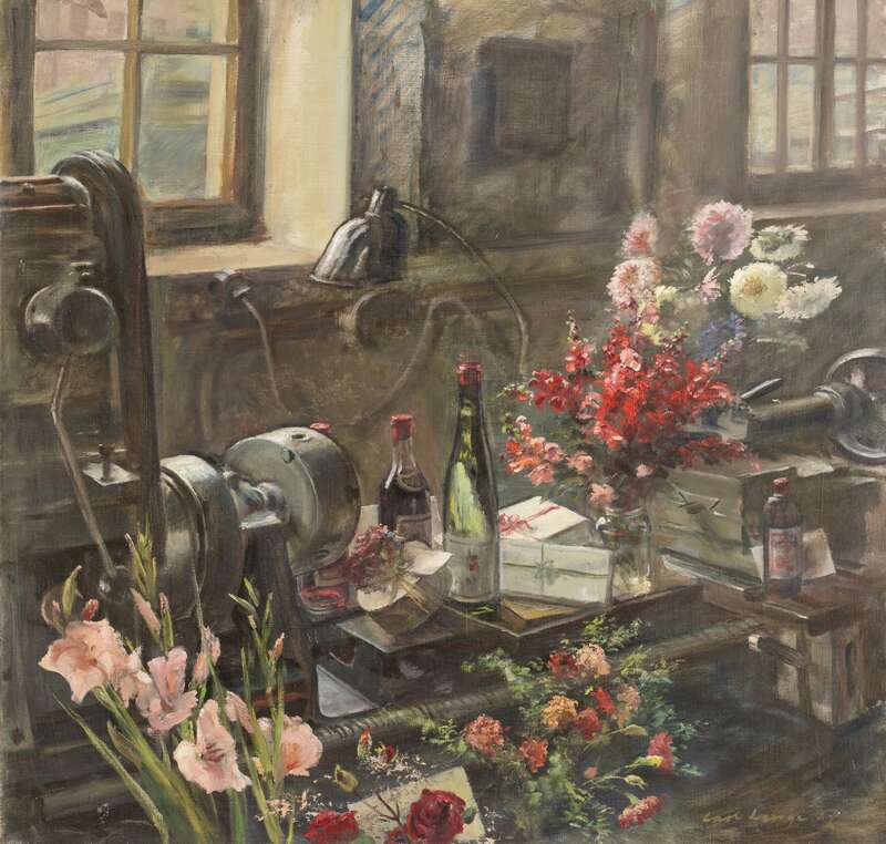 Arbeitsplatz des Jubilars