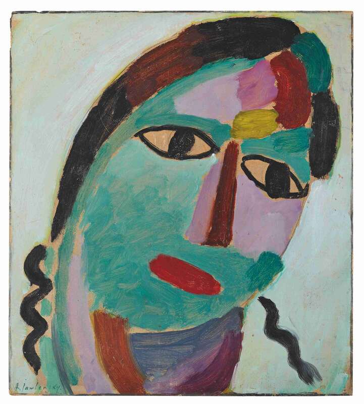 Mystical Head: Red Mouth - Green Face