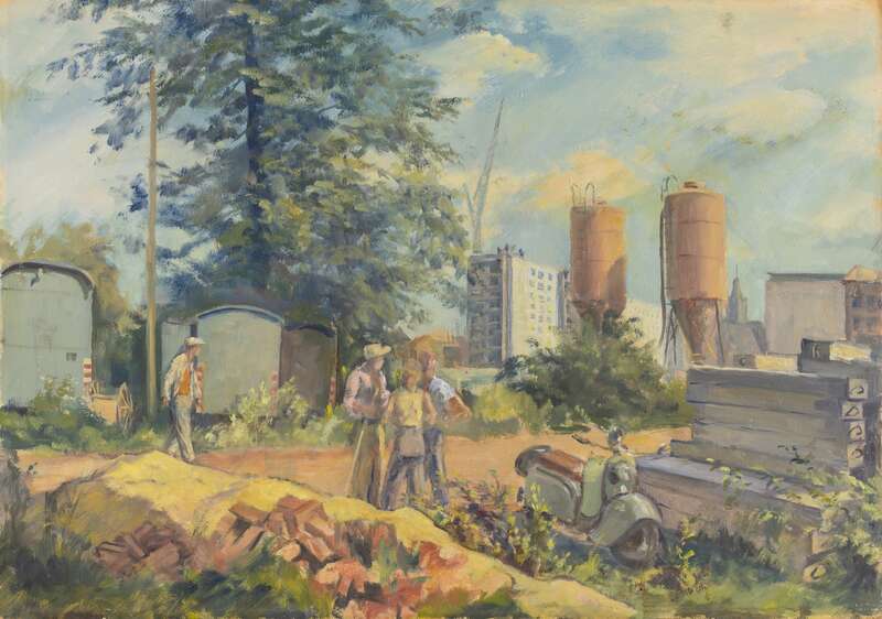 Baustelle am Falkeplatz