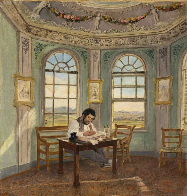 Painter in the Biedermeier Room