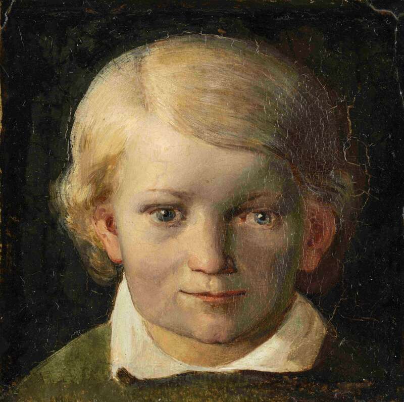 Portrait of his son Karl