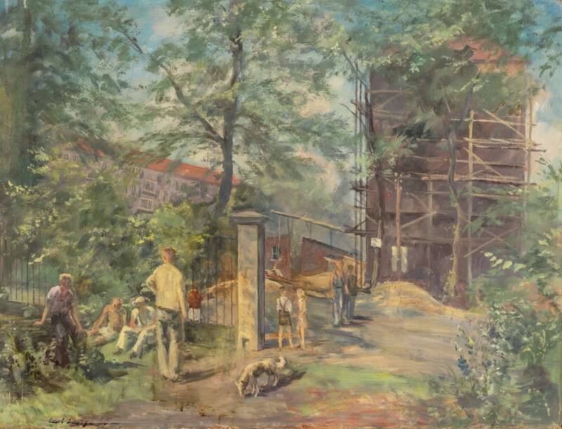 Großbaustelle auf dem Kaßberg