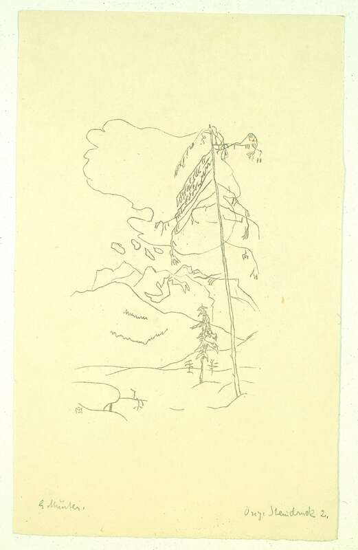Tree and cloud, lithograph no. 2