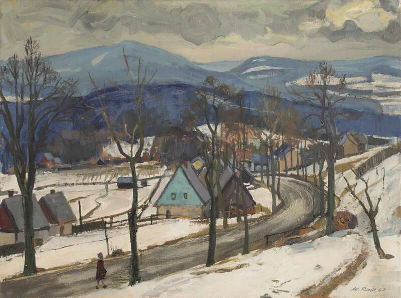 Blick ins obere Erzgebirge