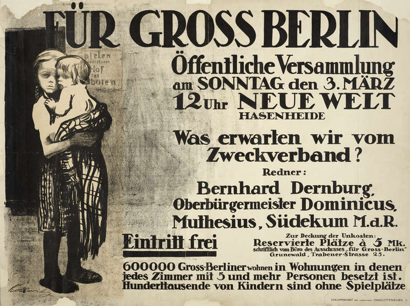 Plakat »Für Groß Berlin«