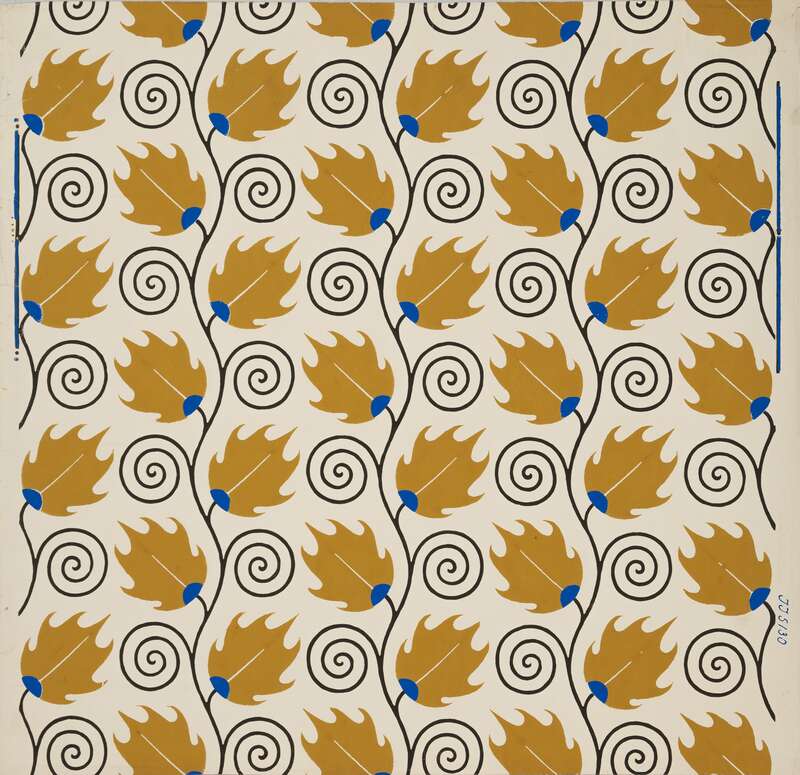 Wallpaper with yellow leaves