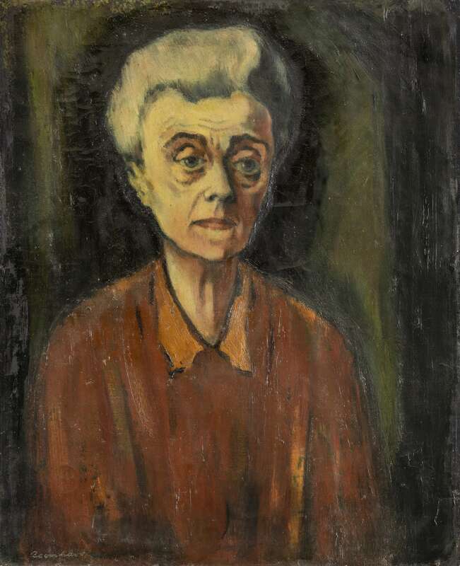Portrait of an old woman