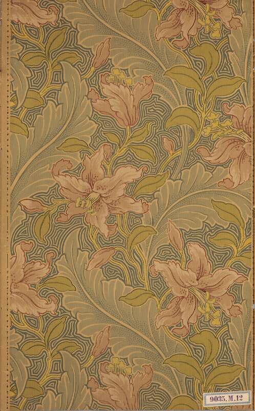 Wallpaper with lilies