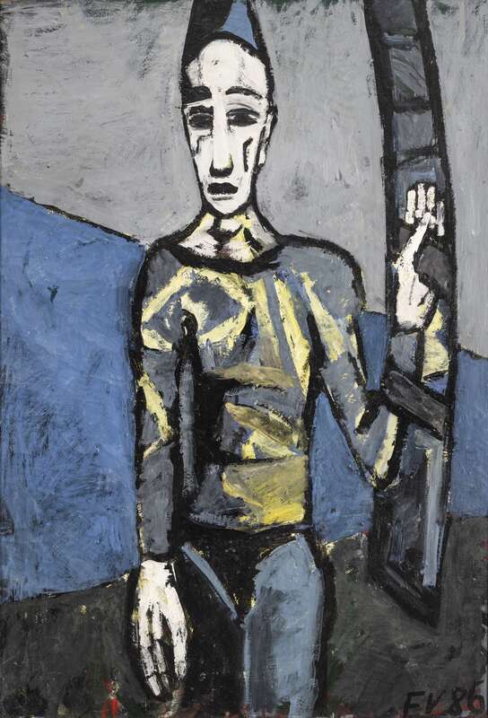 Harlekin mit Flügel